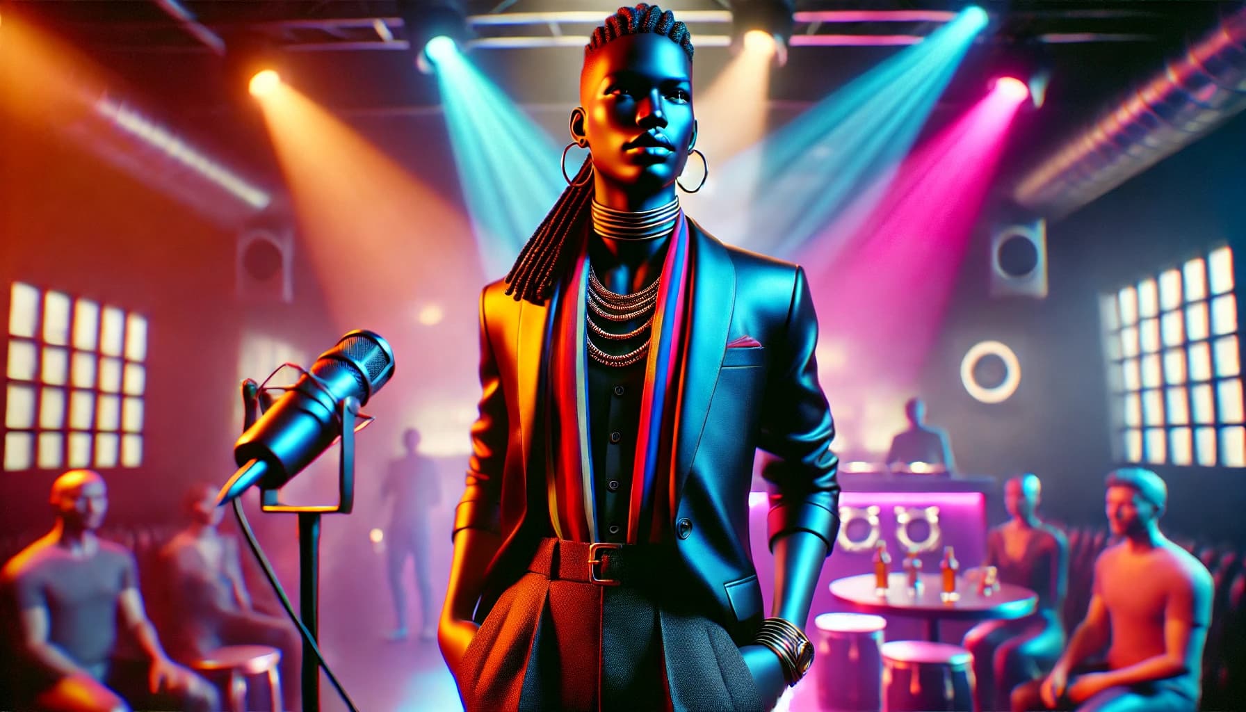 A club venue running Songvote across the floor